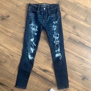 American Eagle ripped jeans